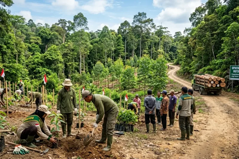 Upaya Pelestarian Hutan Produksi