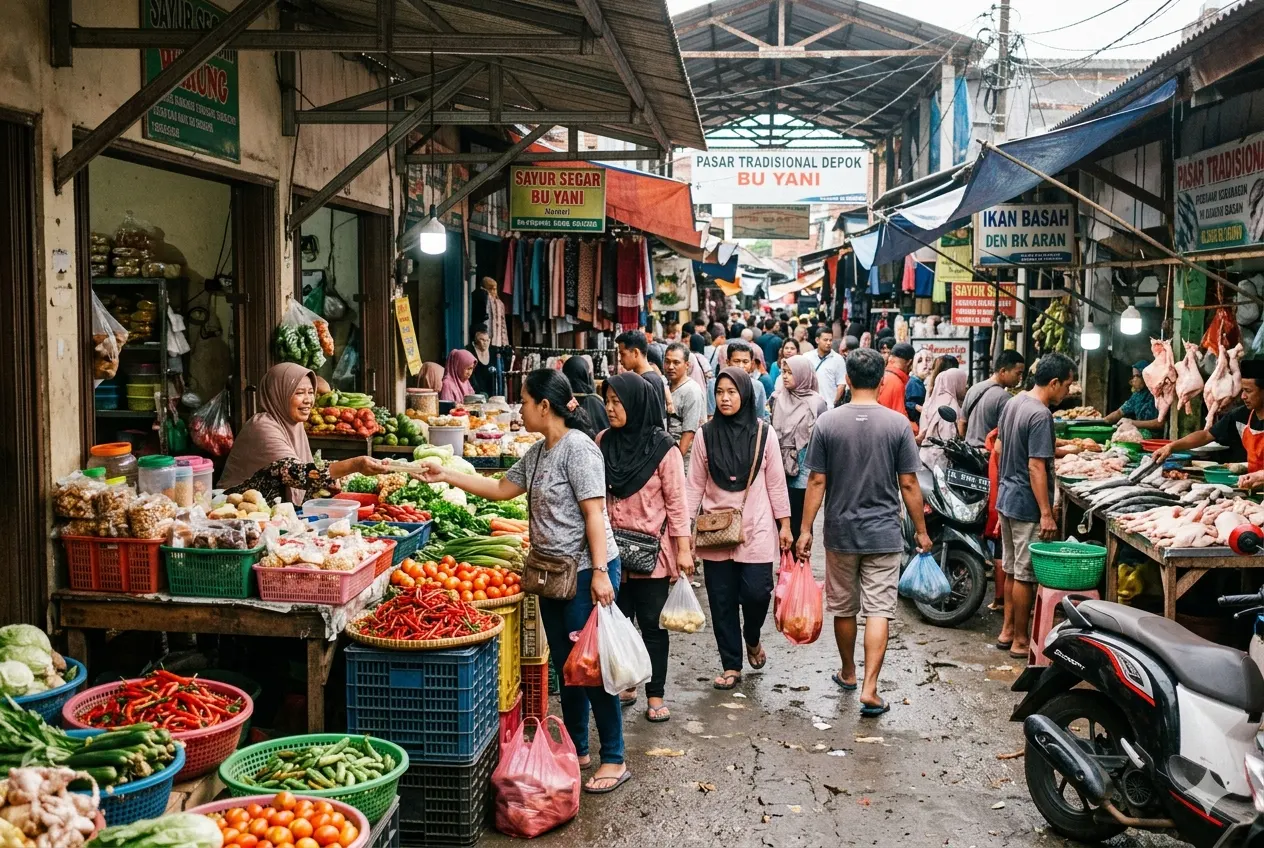 Pengertian Pasar: Fungsi, Jenis, dan Contohnya dalam Kehidupan Sehari-hari (AiStudio)
