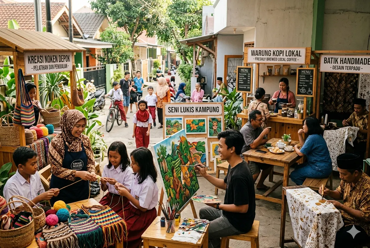Peluang Usaha dan Kegiatan Ekonomi Kreatif di Lingkungan Sekitar (AiStudio)
