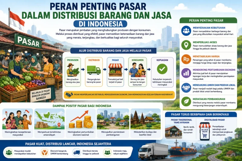 Peran Penting Pasar dalam Distribusi Barang dan Jasa di Indonesia