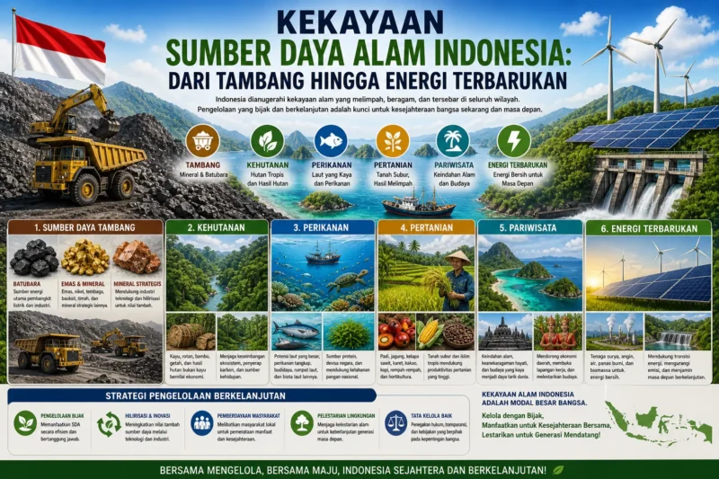 Kekayaan Sumber Daya Alam Indonesia: Dari Tambang hingga Energi Terbarukan