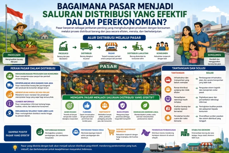 Bagaimana Pasar Menjadi Saluran Distribusi yang Efektif dalam Perekonomian?