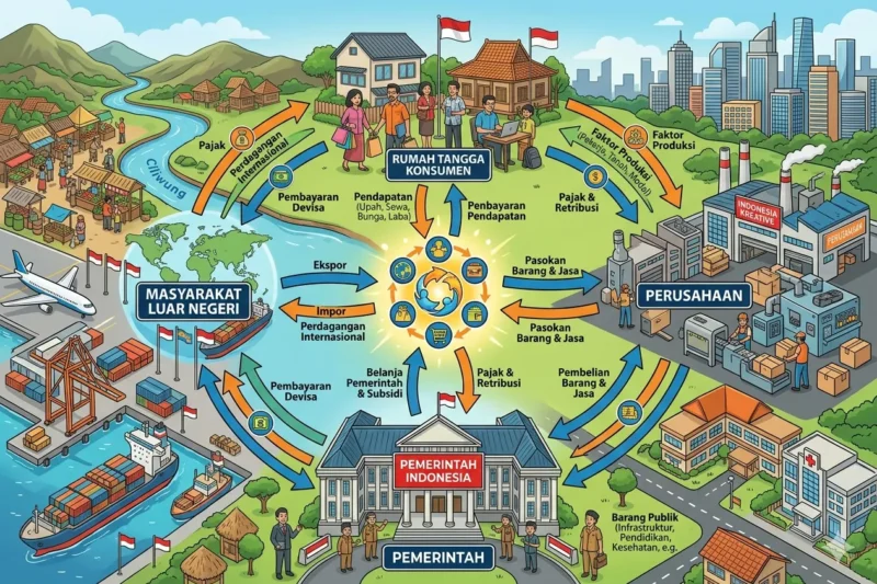 Hubungan Antar Pelaku Ekonomi dalam Sistem Perekonomian Indonesia
