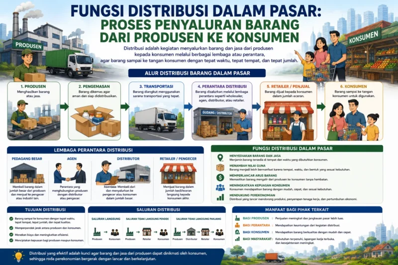 Fungsi Distribusi dalam Pasar: Proses Penyaluran Barang dari Produsen ke Konsumen