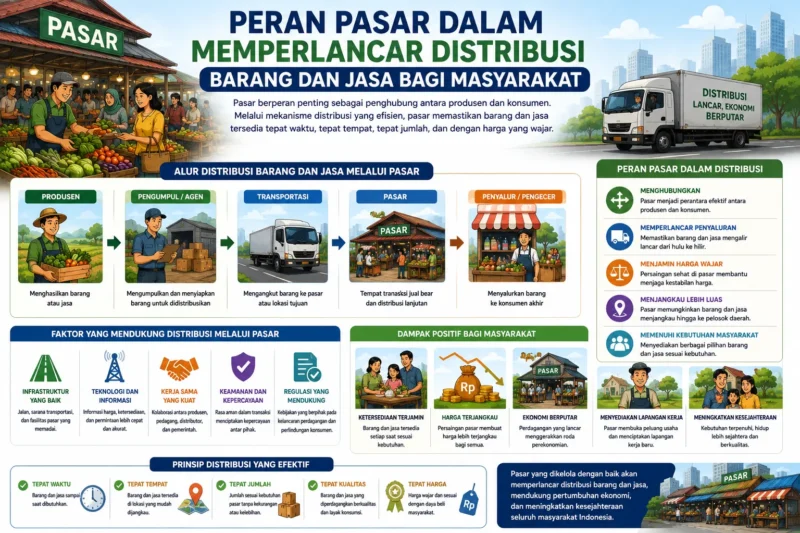 Peran Pasar dalam Memperlancar Distribusi Barang dan Jasa bagi Masyarakat