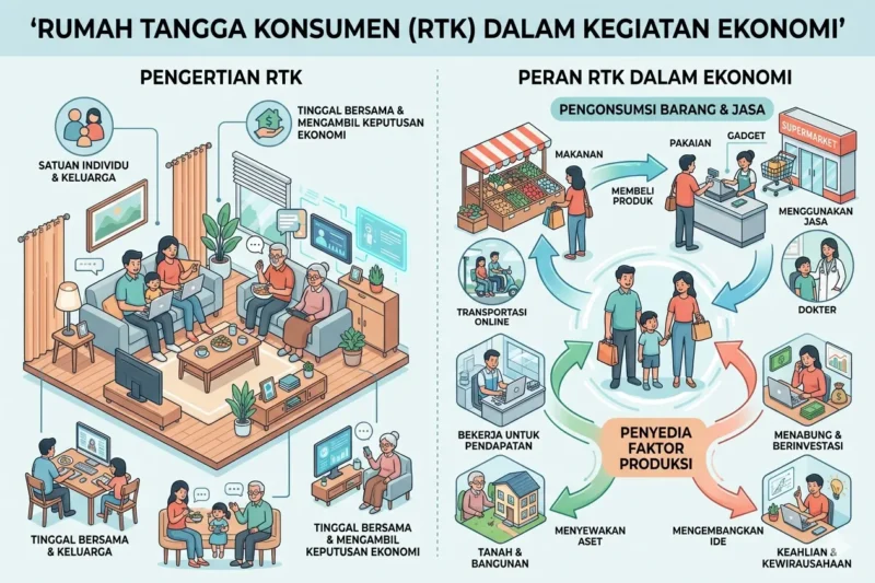 Pengertian Rumah Tangga Konsumen (RTK) dan Perannya dalam Kegiatan Ekonomi