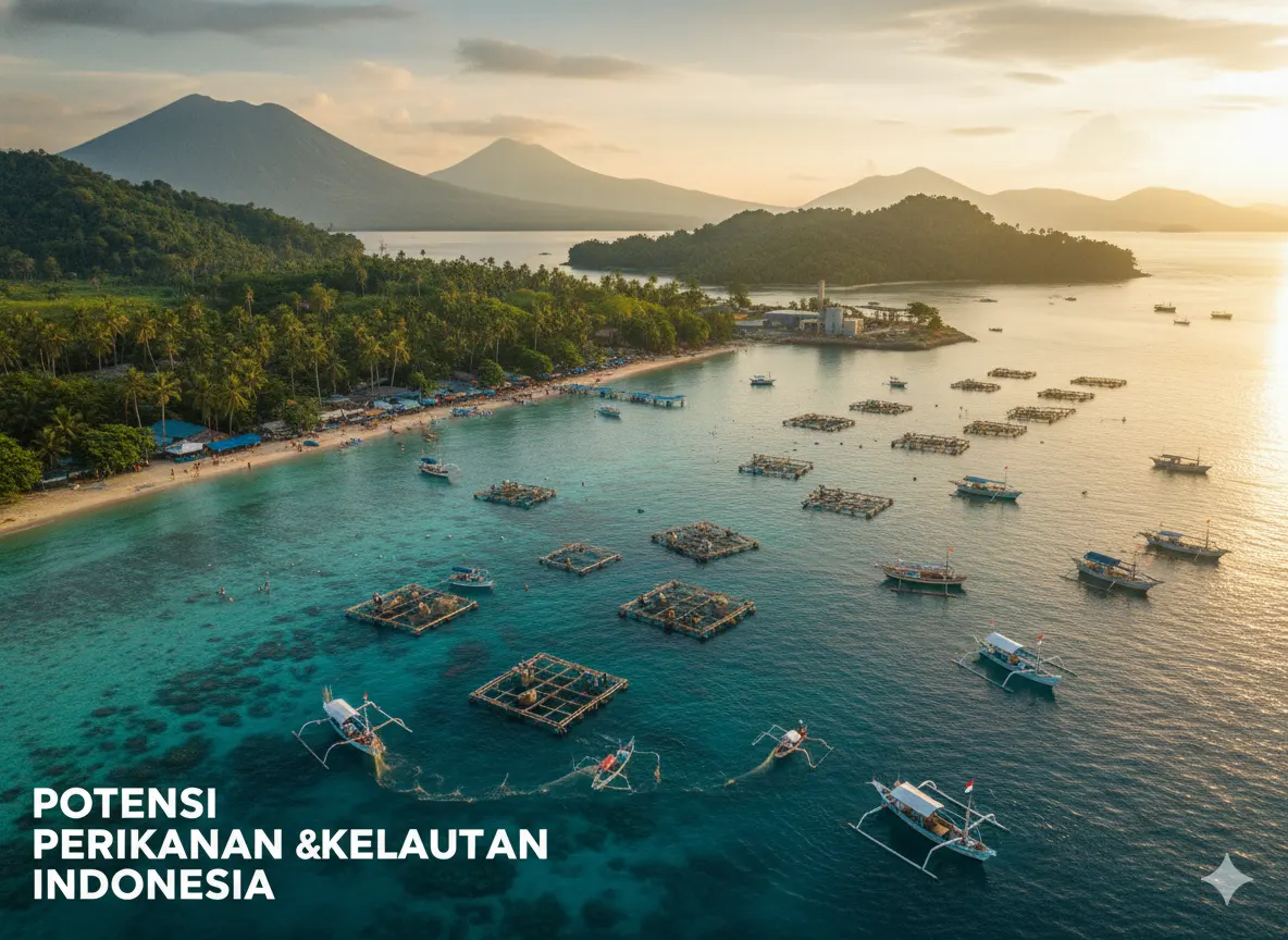 Potensi Sumber Daya Alam Perikanan dan Kelautan di Indonesia (AiStudio)
