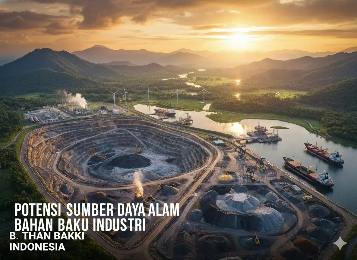 Potensi Sumber Daya Alam Bahan Baku Industri di Indonesia (AiStudio)