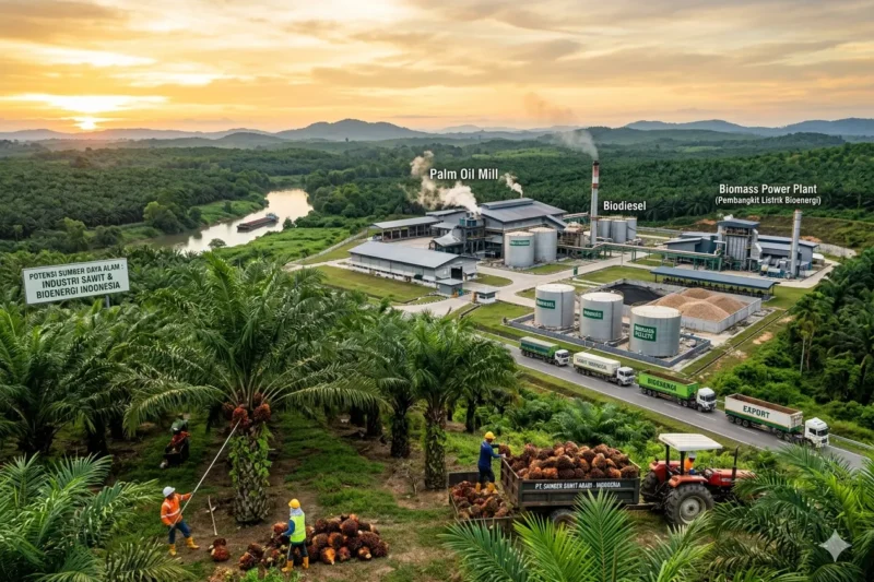 Potensi Sumber Daya Alam Industri Sawit dan Bioenergi di Indonesia