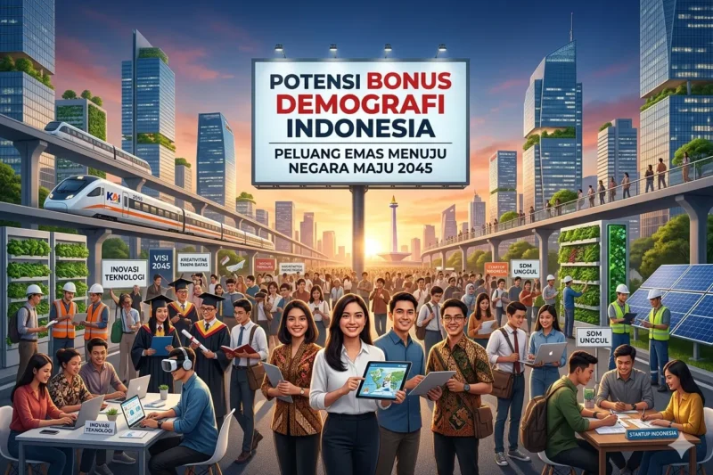 Potensi Bonus Demografi Indonesia: Peluang Emas Menuju Negara Maju 2045