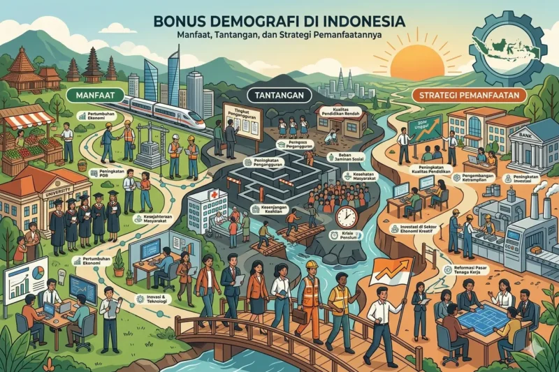 Bonus Demografi di Indonesia: Manfaat, Tantangan, dan Strategi Pemanfaatannya