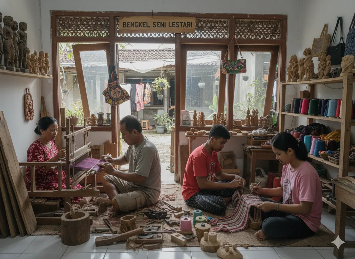 Contoh Kegiatan Rumah Tangga Produsen dalam Kehidupan Sehari-hari (AiStudio)