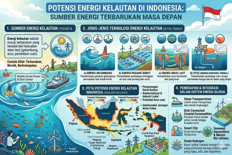 Potensi Energi Kelautan di Indonesia sebagai Sumber Energi Terbarukan