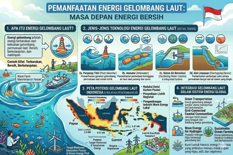 Pemanfaatan Energi Gelombang Laut untuk Masa Depan Energi Bersih