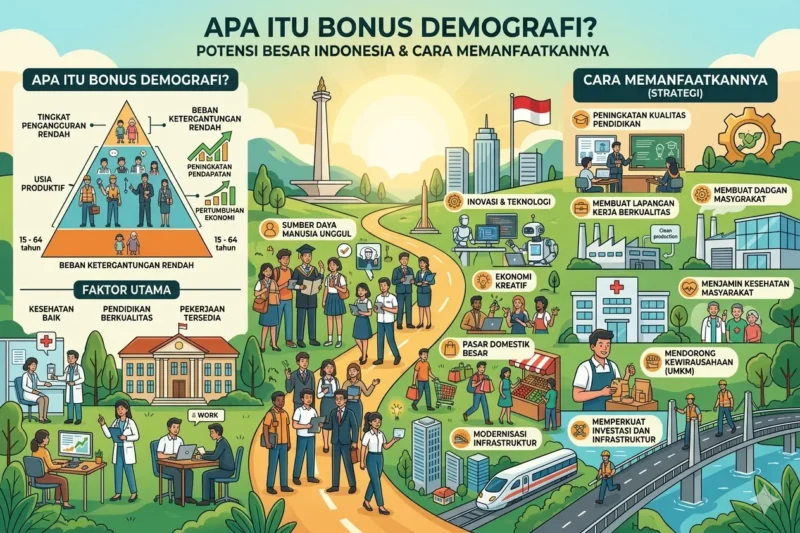 Apa Itu Bonus Demografi? Potensi Besar Indonesia dan Cara Memanfaatkannya