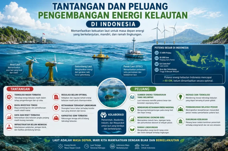 Tantangan dan Peluang Pengembangan Energi Kelautan di Indonesia