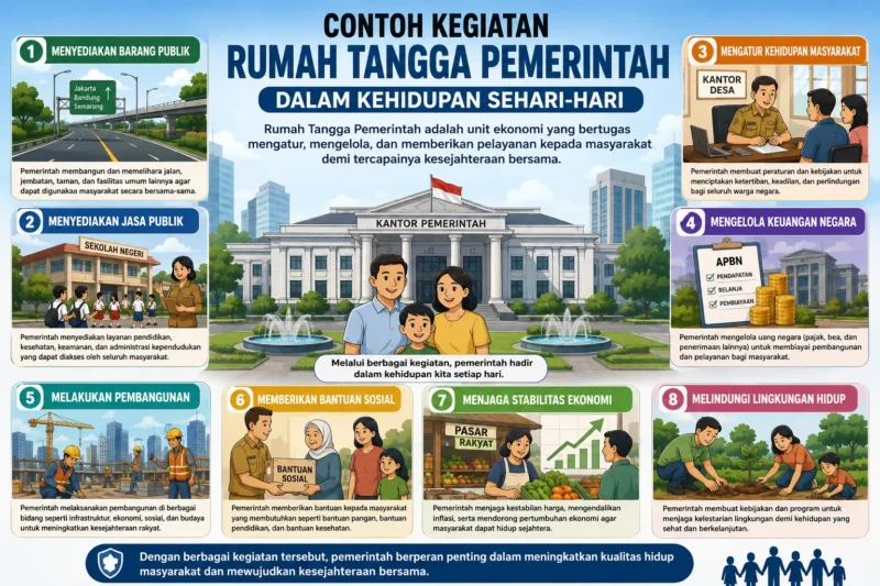 Contoh Kegiatan Rumah Tangga Pemerintah dalam Kehidupan Sehari-hari