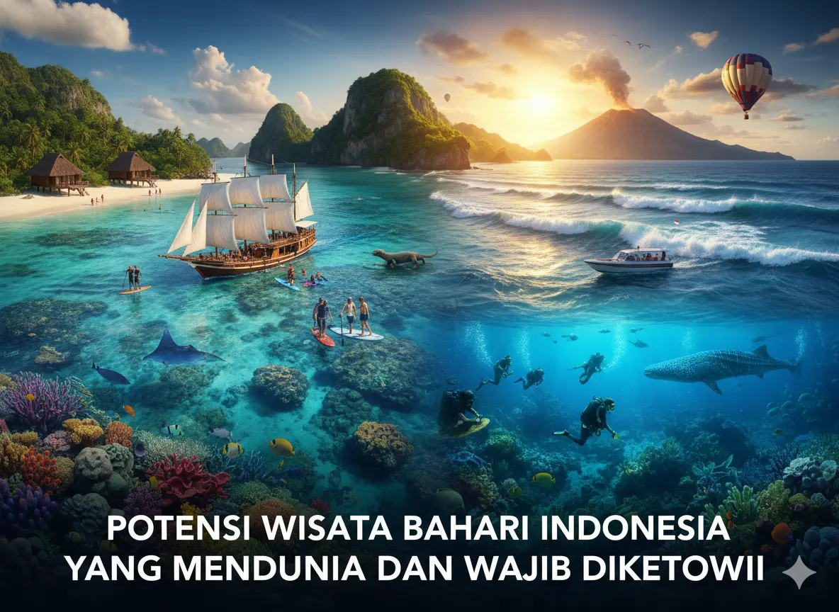 Potensi Wisata Bahari Indonesia yang Mendunia dan Wajib Diketahui (AiStudio)