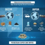 Perbedaan Ekspor dan Impor dalam Kegiatan Ekonomi Internasional (AiStudio)