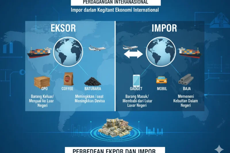 Perbedaan Ekspor dan Impor dalam Kegiatan Ekonomi Internasional