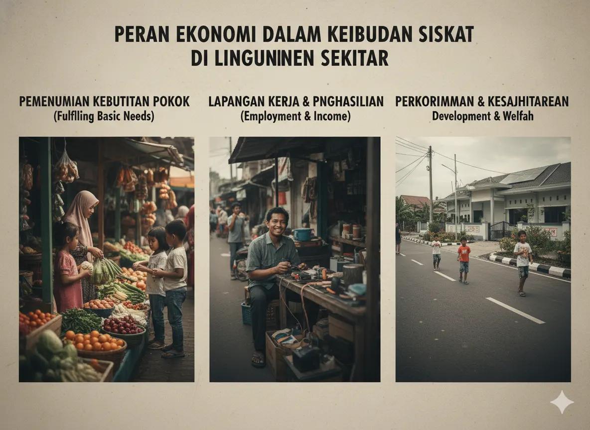 Peran Ekonomi dalam Kehidupan Masyarakat di Lingkungan Sekitar (AiStudio)