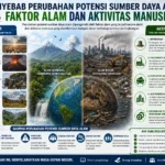 Penyebab Perubahan Potensi Sumber Daya Alam: Faktor Alam dan Aktivitas Manusia (AiStudio)