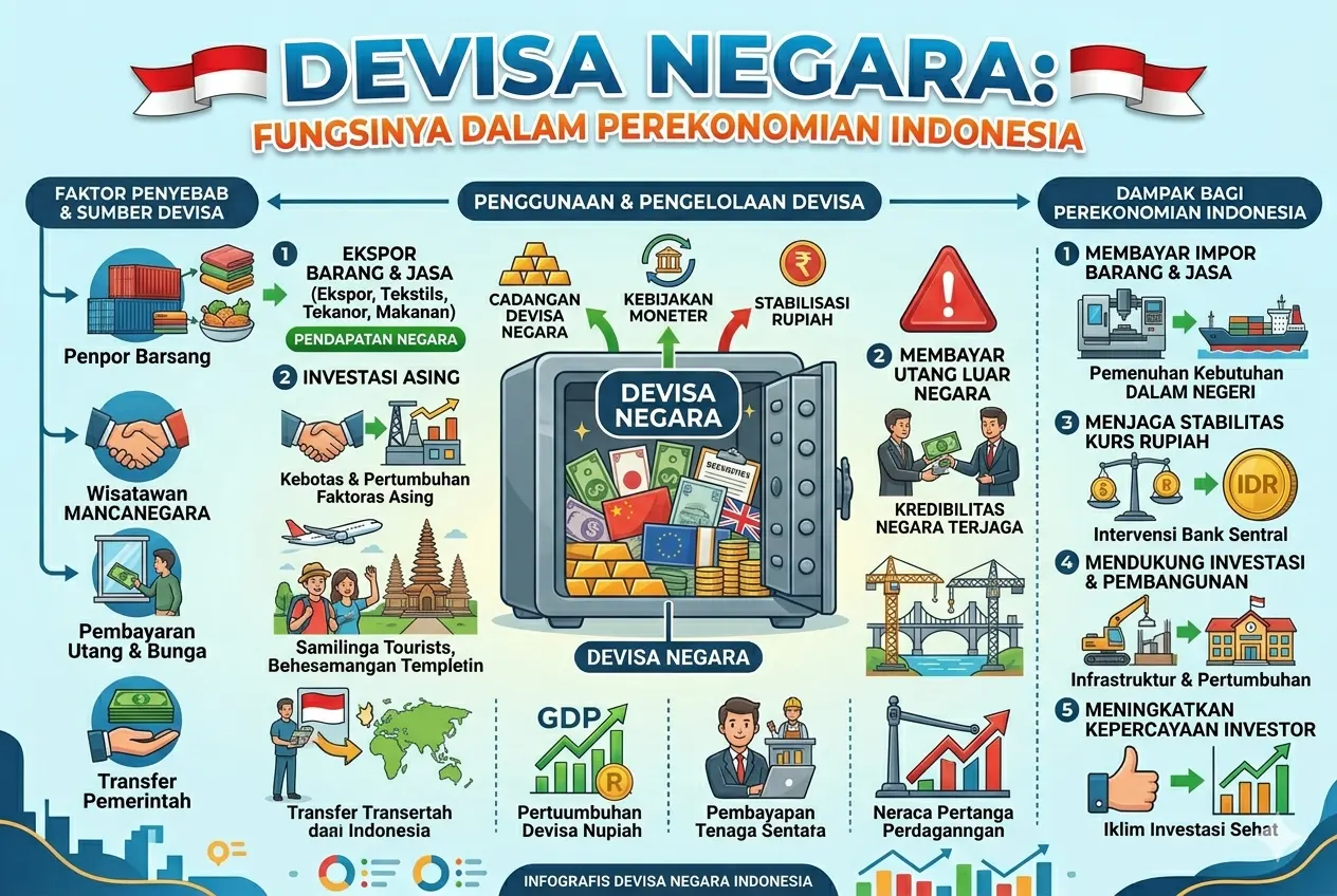 Devisa Negara: Pengertian, Sumber, dan Fungsinya dalam Perekonomian (AiStudio)