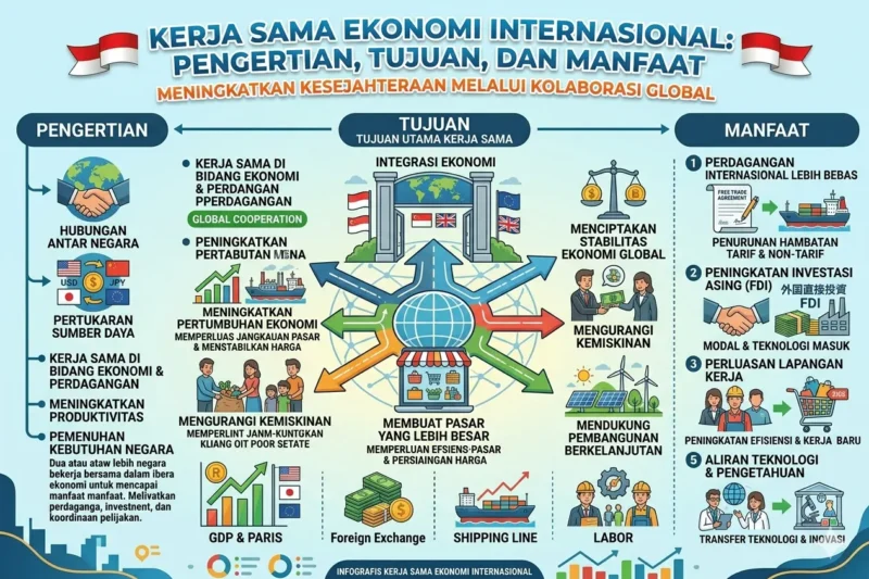 Kerja Sama Ekonomi Internasional: Pengertian, Tujuan, dan Manfaat