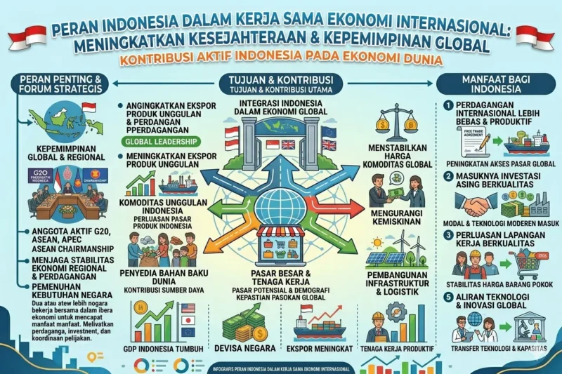 Peran Indonesia dalam Kerja Sama Ekonomi Internasional