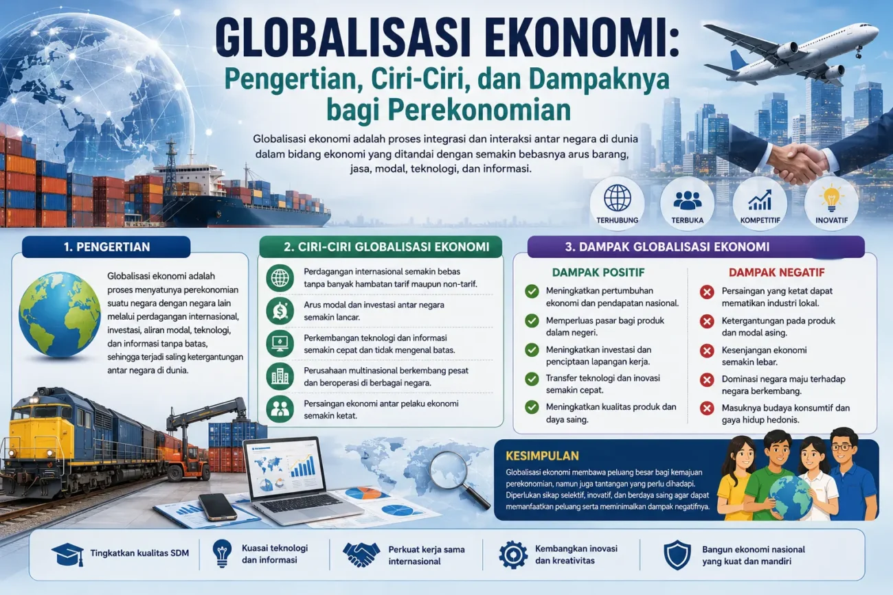 Globalisasi Ekonomi: Pengertian, Ciri-Ciri, dan Dampaknya bagi Perekonomian (AiStudio)