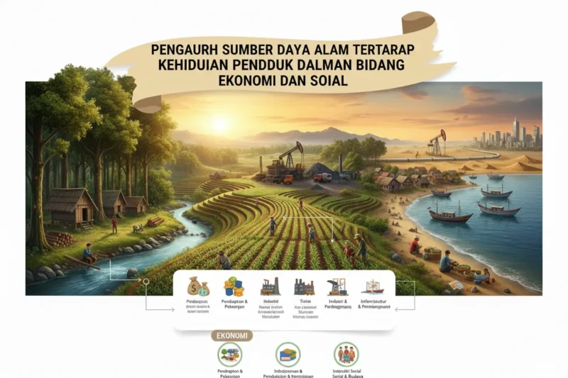 Pengaruh Sumber Daya Alam terhadap Kehidupan Penduduk dalam Bidang Ekonomi dan Sosial