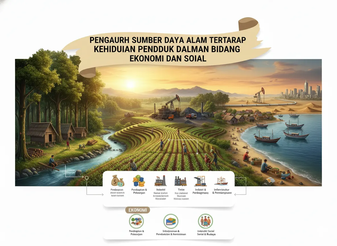 Pengaruh Sumber Daya Alam terhadap Kehidupan Penduduk dalam Bidang Ekonomi dan Sosial (AiStudio)