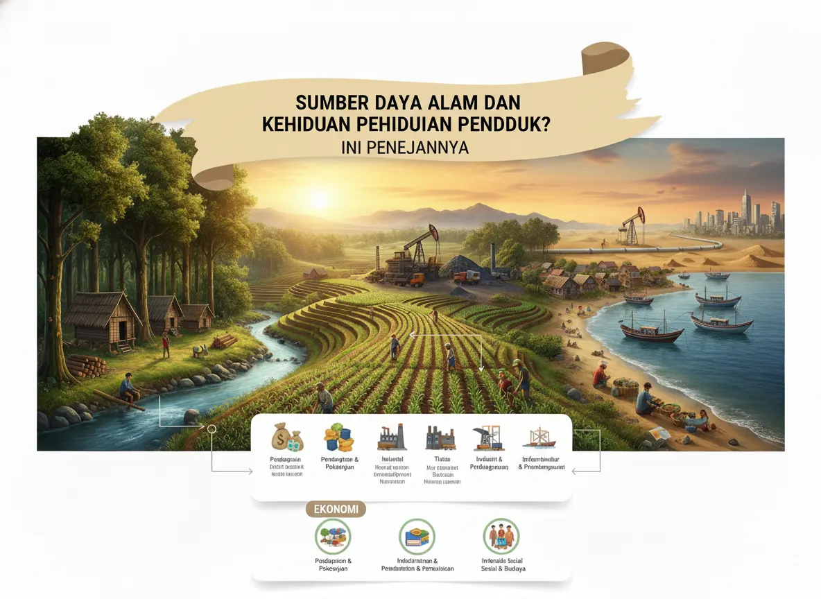 Sumber Daya Alam dan Kehidupan Penduduk: Hubungan, Manfaat, serta Tantangannya (AiStudio)