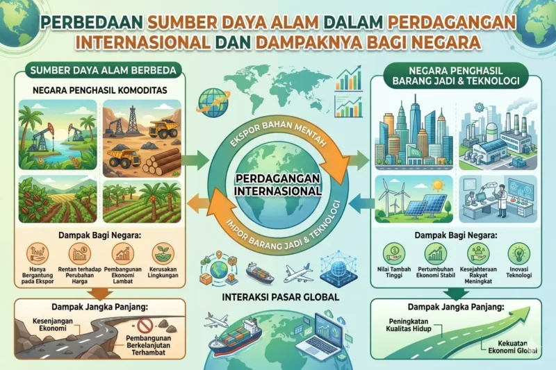 Perbedaan Sumber Daya Alam dalam Perdagangan Internasional dan Dampaknya bagi Negara