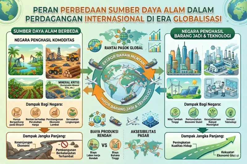 Peran Perbedaan Sumber Daya Alam dalam Perdagangan Internasional di Era Globalisasi