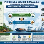 Perbedaan Sumber Daya Alam sebagai Faktor Pendorong Perdagangan Internasional (AiStudio)