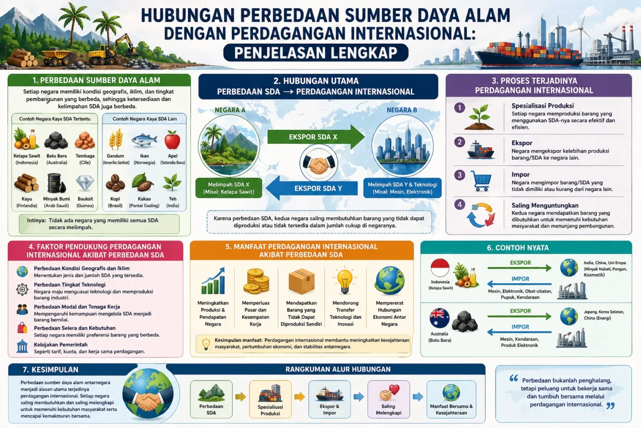 Hubungan Perbedaan Sumber Daya Alam dengan Perdagangan Internasional: Penjelasan Lengkap (AiStudio)