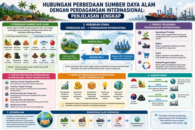 Hubungan Perbedaan Sumber Daya Alam dengan Perdagangan Internasional: Penjelasan Lengkap