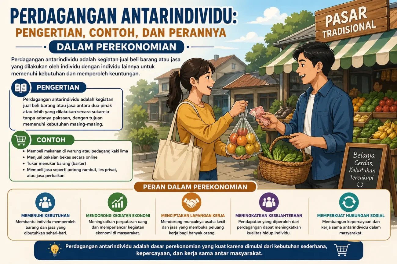 Perdagangan Antarindividu: Pengertian, Contoh, dan Perannya dalam Perekonomian (AiStudio)