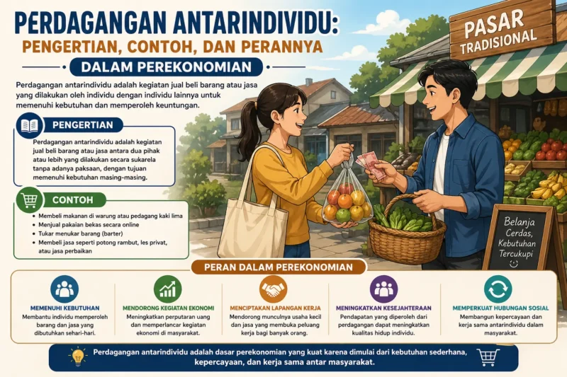 Perdagangan Antarindividu: Pengertian, Contoh, dan Perannya dalam Perekonomian
