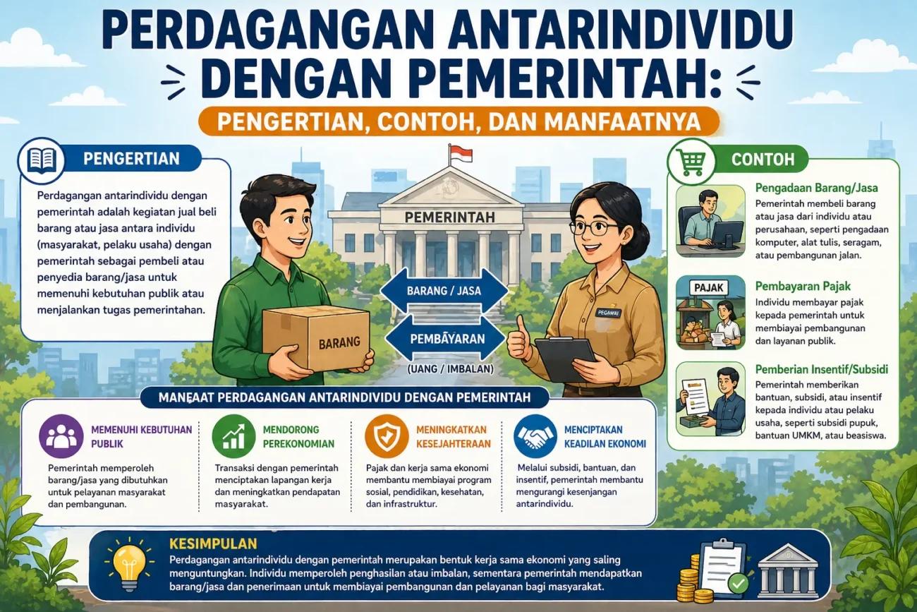 Perdagangan Antarindividu dengan Pemerintah: Pengertian, Contoh, dan Manfaatnya (AiStudio)
