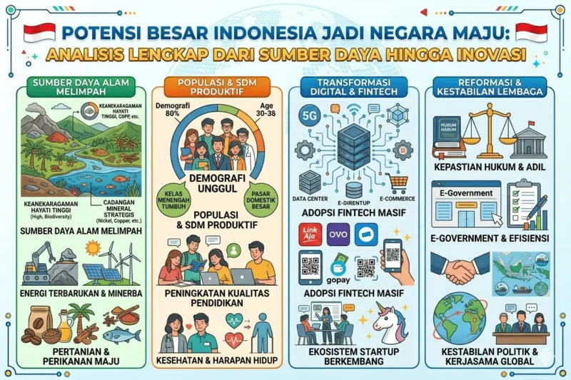 Potensi Besar Indonesia Jadi Negara Maju: Analisis Lengkap dari Sumber Daya hingga Inovasi