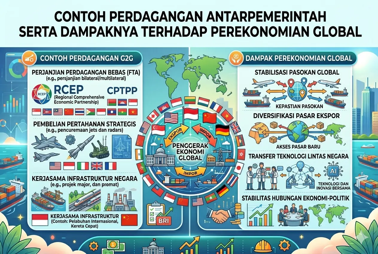 Contoh Perdagangan Antarpemerintah serta Dampaknya terhadap Perekonomian Global (AiStudio)
