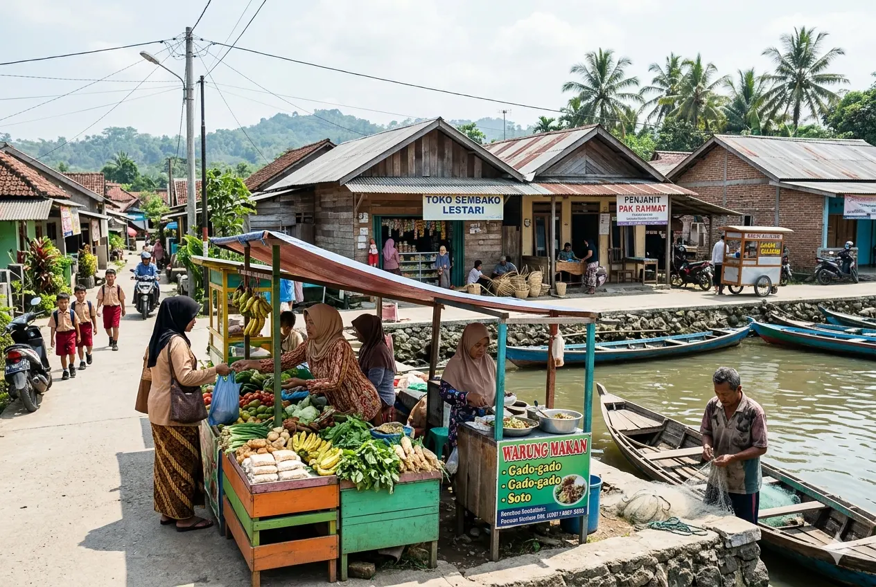 Cara Masyarakat Memenuhi Kebutuhan Ekonomi di Lingkungan Sekitar (AiStudio)