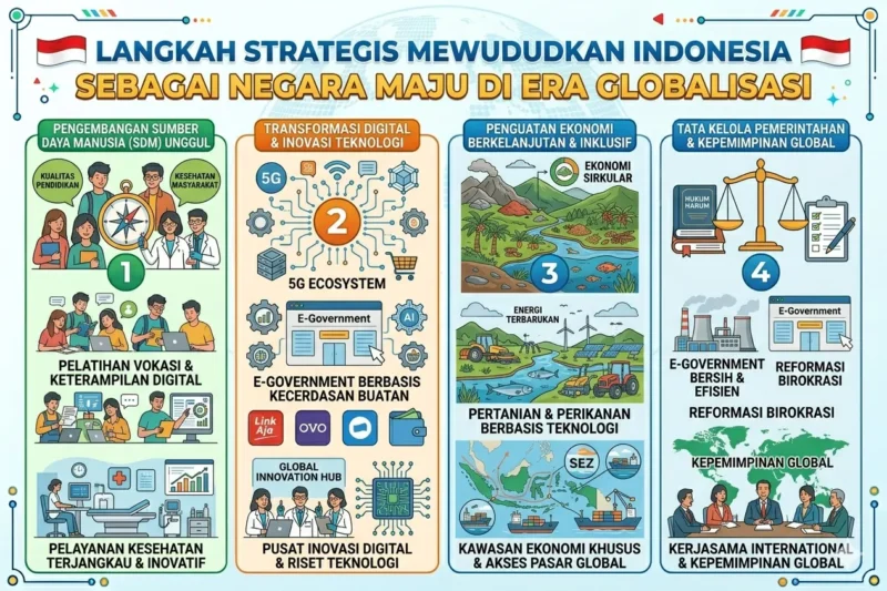 Langkah Strategis Mewujudkan Indonesia sebagai Negara Maju di Era Globalisasi