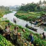 Hubungan Kegiatan Ekonomi dengan Pemanfaatan Sumber Daya Alam di Lingkungan Sekitar (AiStudio)
