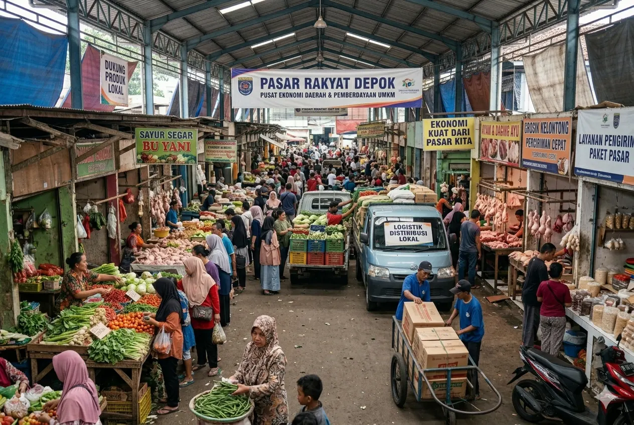 Contoh Pasar Lokal di Indonesia dan Perannya dalam Meningkatkan Ekonomi Daerah (AiStudio)