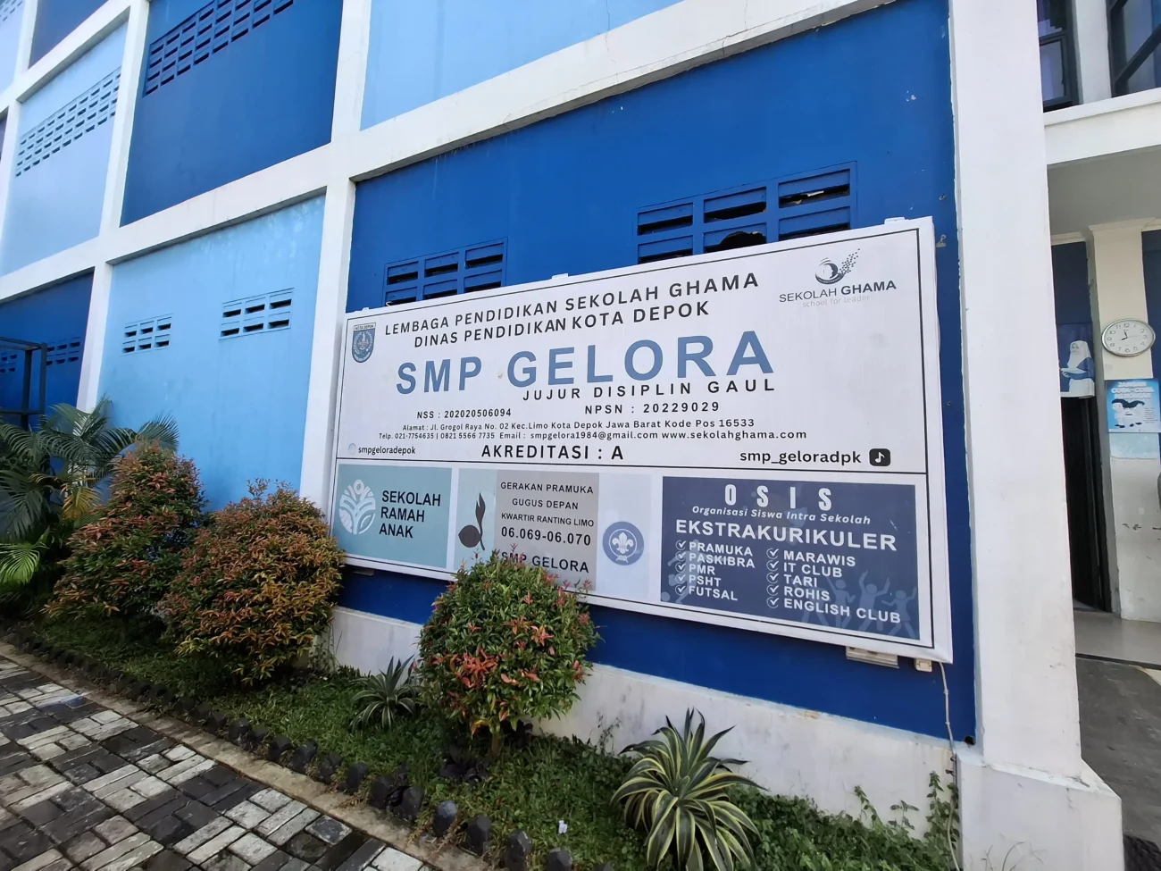 SMP Gelora Tergabung dalam Program RSSG Kota Depok (Istimewa)