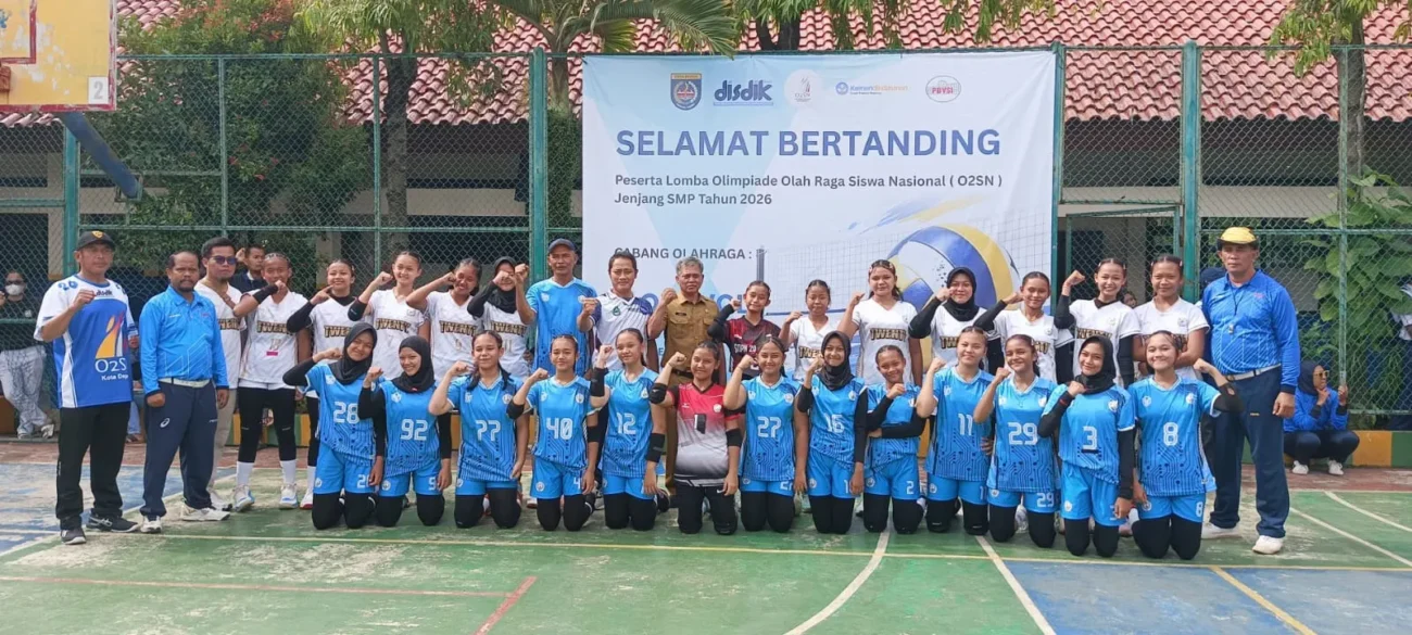 Tim Bola Voli Putri SMPN 20 Depok Raih Juara O2SN Kota Depok 2026 (Istimewa)