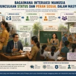 Bagaimana Interaksi Manusia Memunculkan Status dan Peran Sosial dalam Masyarakat (AiStudio)